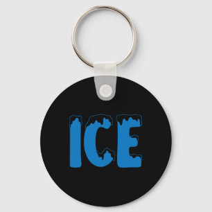 Fun Family Halloween Costume Ice and Ba Key Ring