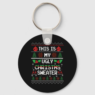Fun Family Matching Christmas Ugly Xmas Key Ring
