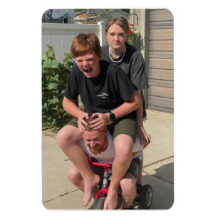 Fun Family on a trike Magnet