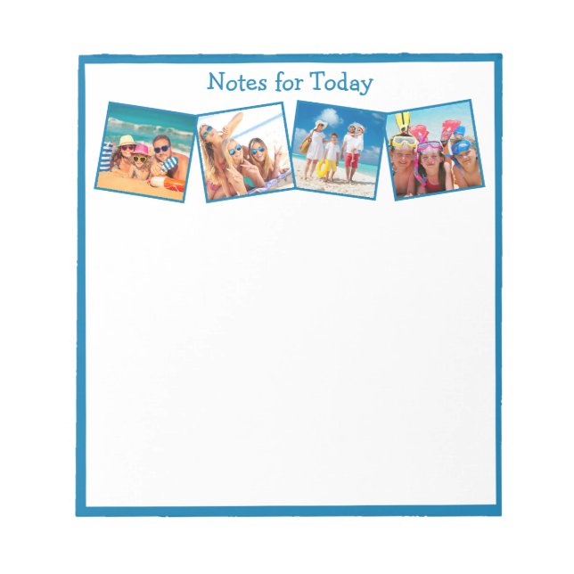 Fun Family Photos Blue Notes for Today (Front)
