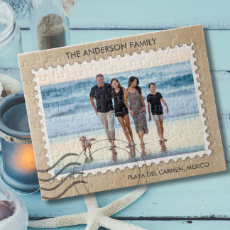 Fun Family Vacation Travel Photo Puzzle