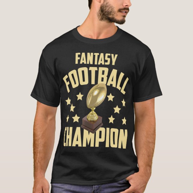 Fun Fantasy Football Champion Draught Party  T-Shirt (Front)
