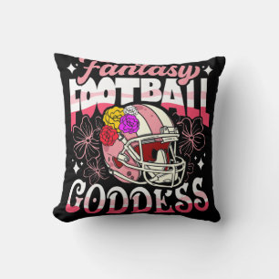 Fun Fantasy Football Goddess Flower Helmet Women  Cushion