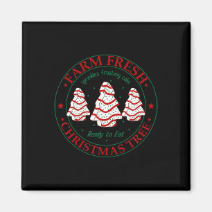 Fun Farm Fresh Christmas Tree Cakes Family Xmas Pa Magnet