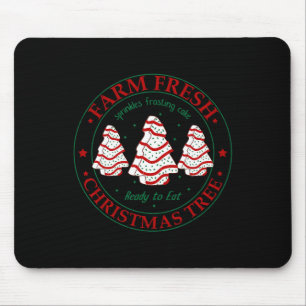Fun Farm Fresh Christmas Tree Cakes Family Xmas Pa Mouse Mat
