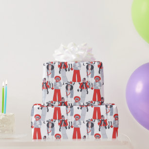Fun Fashionable Mature Women Wrapping Paper