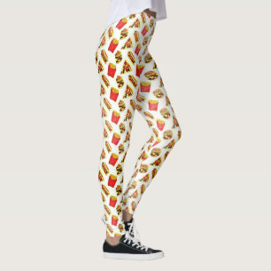 Fun Fast Food Printed Leggings