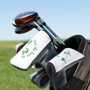 Fun Father’s Day For the Love of Golf Typography Head Cover