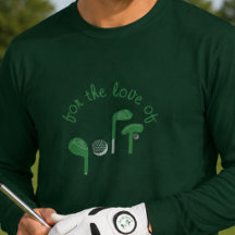 Fun Fathers Day "For the Love of Golf" Typography