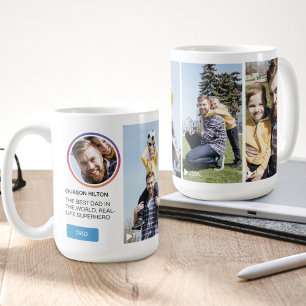 Fun Father's Day Instagram Social Media Photo Reel Coffee Mug