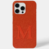 Fun Faux Basketball Leather Skin Texture Pattern Case-Mate iPhone Case (Back)