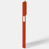 Fun Faux Basketball Leather Skin Texture Pattern Case-Mate iPhone Case (Back / Right)