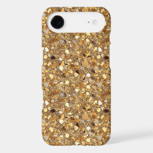 Fun faux glitter pattern gold