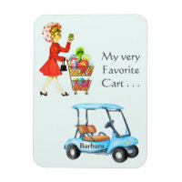 Fun Favorite Golf or Grocery Cart Decision