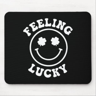 Fun Feeling Lucky Smile Face St. Patrick Day  Mouse Mat