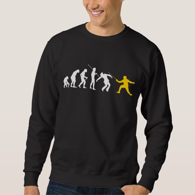 Fun Fencing Gegen Evolution Fencing Sport Sweatshirt (Front)