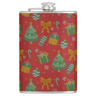 Fun Festive Christmas  Hip Flask
