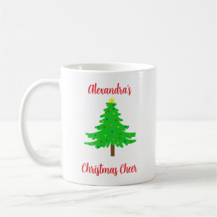 Fun Festive Merry Christmas Trees Coffee Mug