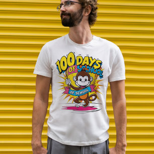 Fun Festive School Achievement 100 Days of School T-Shirt