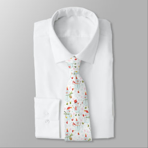 Fun Festive Snowman Christmas Winter Tie