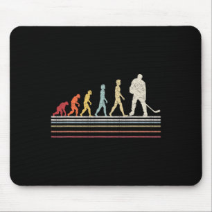 Fun Field Hockey Evolution Of Man Sport Retro Vint Mouse Mat