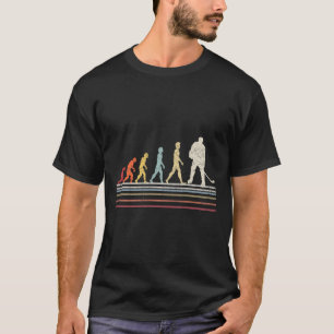Fun Field Hockey Evolution Of Man Sport Retro Vint T-Shirt