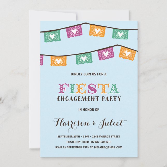 Fun Fiesta | Engagement Party Invitation (Front)