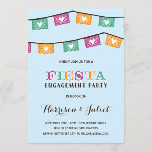 Fun Fiesta   Engagement Party Invitation