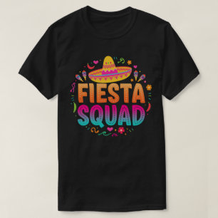 Fun Fiesta Squad Matching Party Clothes T-Shirt