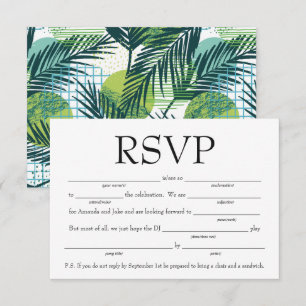 Fun Fill-in-the-Blank RSVP w/Song Request Invitation
