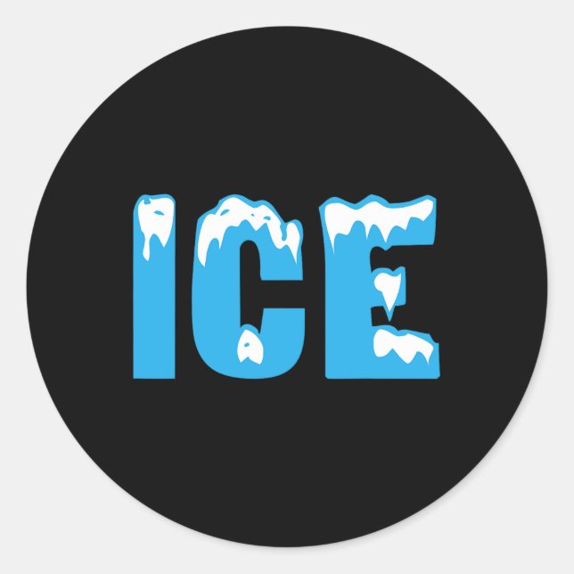 Fun Fire and Ice Costume Halloween Family Matching Classic Round Sticker (Front)