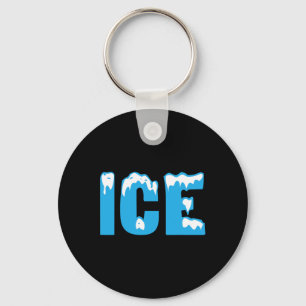 Fun Fire and Ice Costume Halloween Family Matching Key Ring