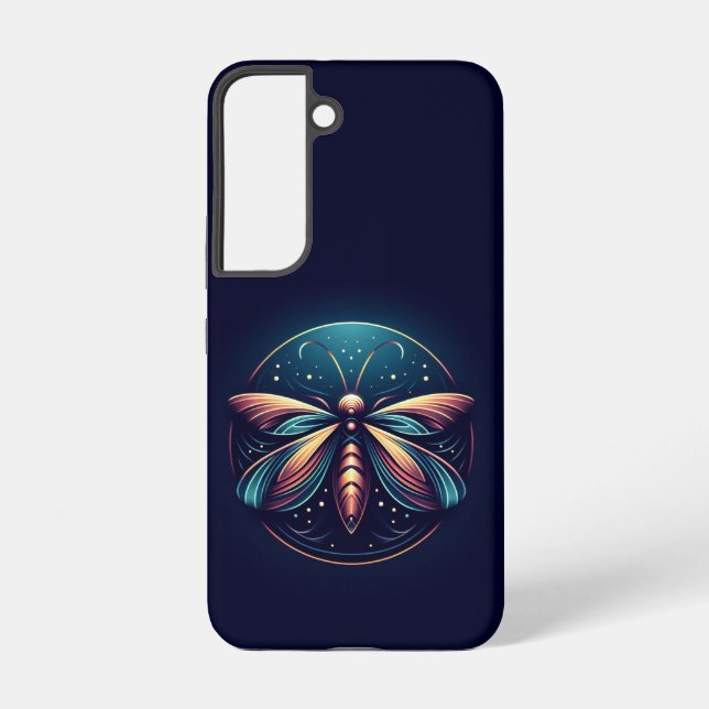 Fun Firefly Lightning Bug Logo Samsung Galaxy S22 Case (Back)
