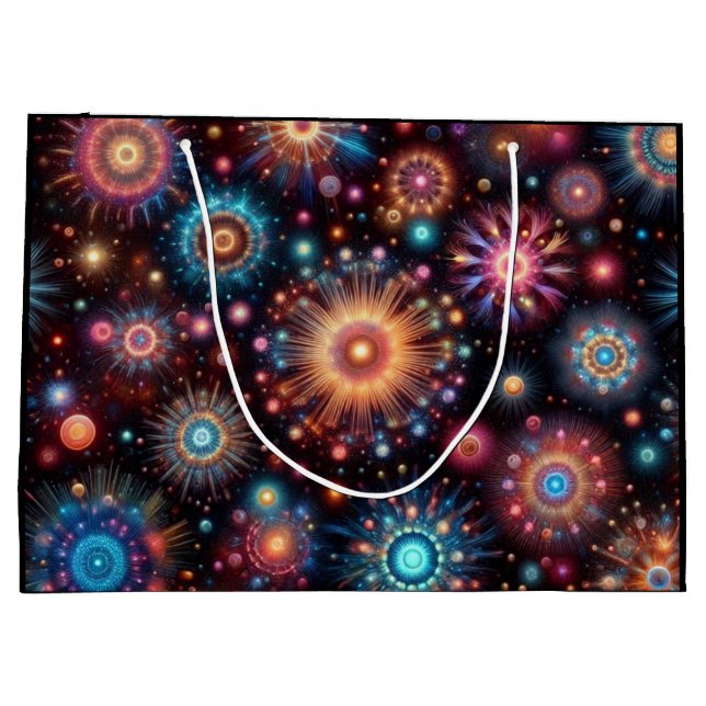 Fun Fireworks  Large Gift Bag (Back)