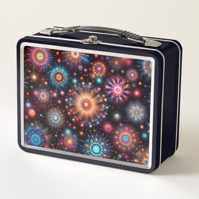Fun Fireworks  Metal Lunch Box (Front)