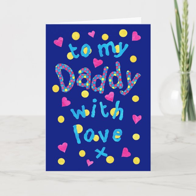Fun First Father's Day Card or Birthday Card (Front)