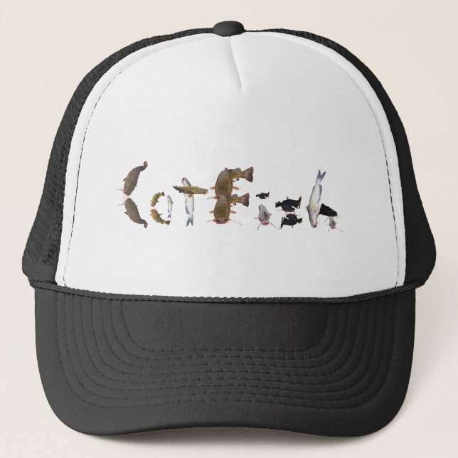 Fun fishing trucker hat (Front)