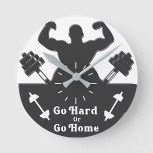 Fun/Fitness Gym Round Clock