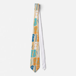 Fun Flip Flops Tie