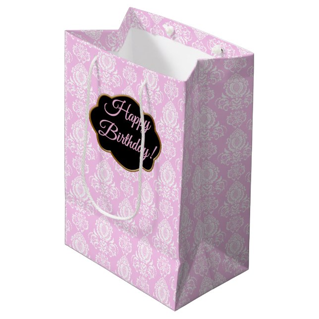 Fun, Flirty and Feminine Occasion Medium Gift Bag (Front Angled)