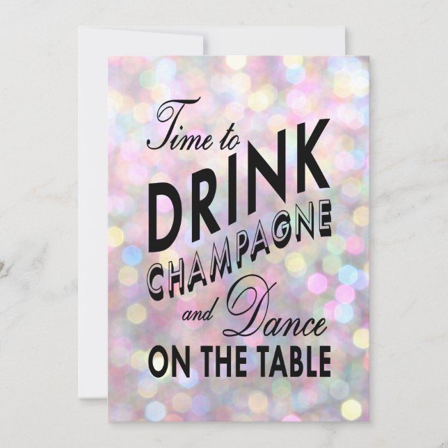 Fun & Flirty Bachelorette Invitation (Front)