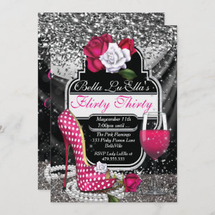 Fun Flirty Birthday Party Invitations