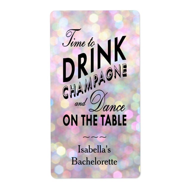 Fun & Flirty Wine Label (Front)