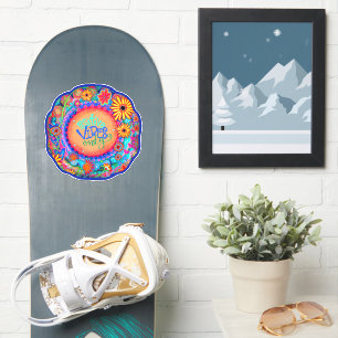 Fun Floral Inspiring Positive Vibes Inspirational