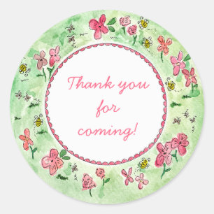 Fun Floral Sticker