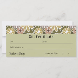 Fun Florals Gift Certificate