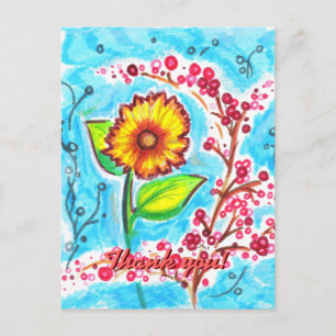 Fun Flower Postcard
