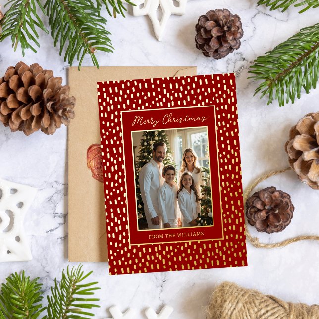 Fun Foil Christmas Card Template Customise (Creator Uploaded)