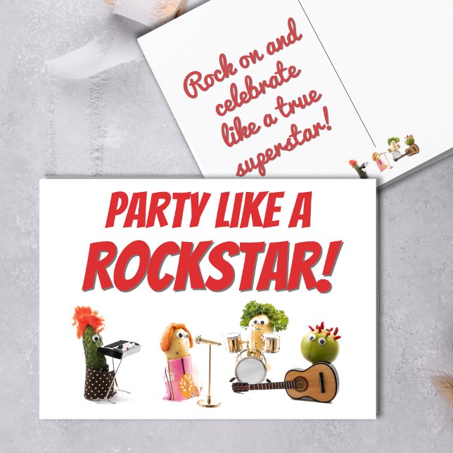 Fun food birthday card pun funny vege card (Creator Uploaded)