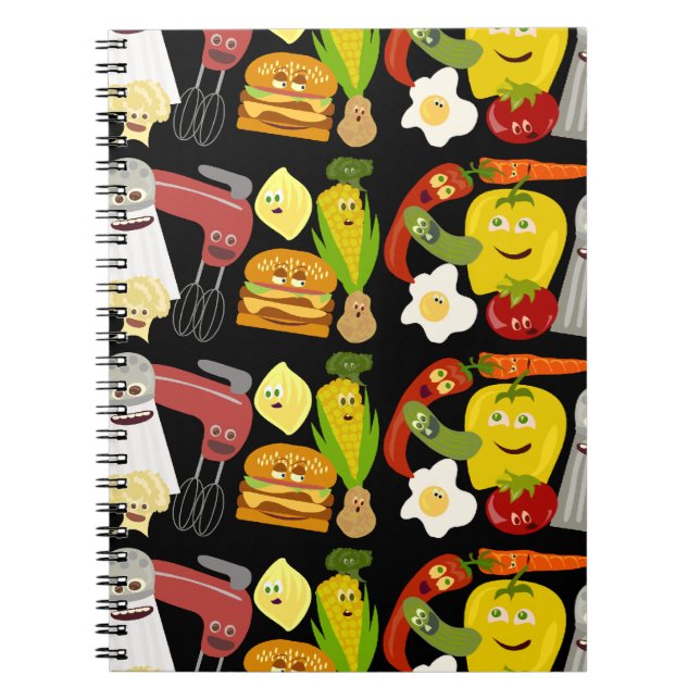 Fun Food Collage Notebook (Front)